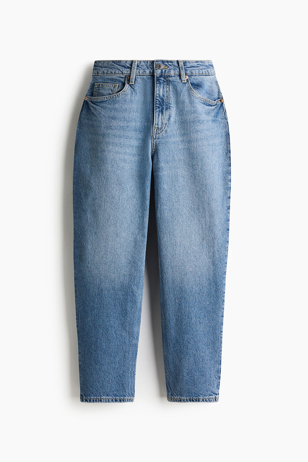 Mom Slim Fit High Waist Ankle Jeans - H&m фото 2