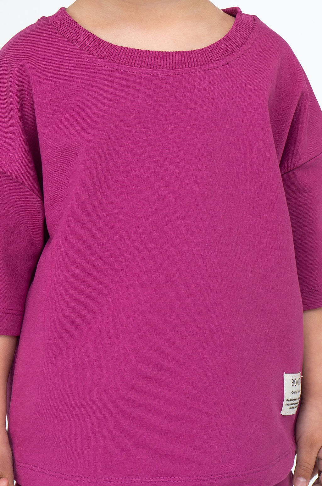 Костюм оверсайз из футера двухнитки для девочки Bonito  фото 5