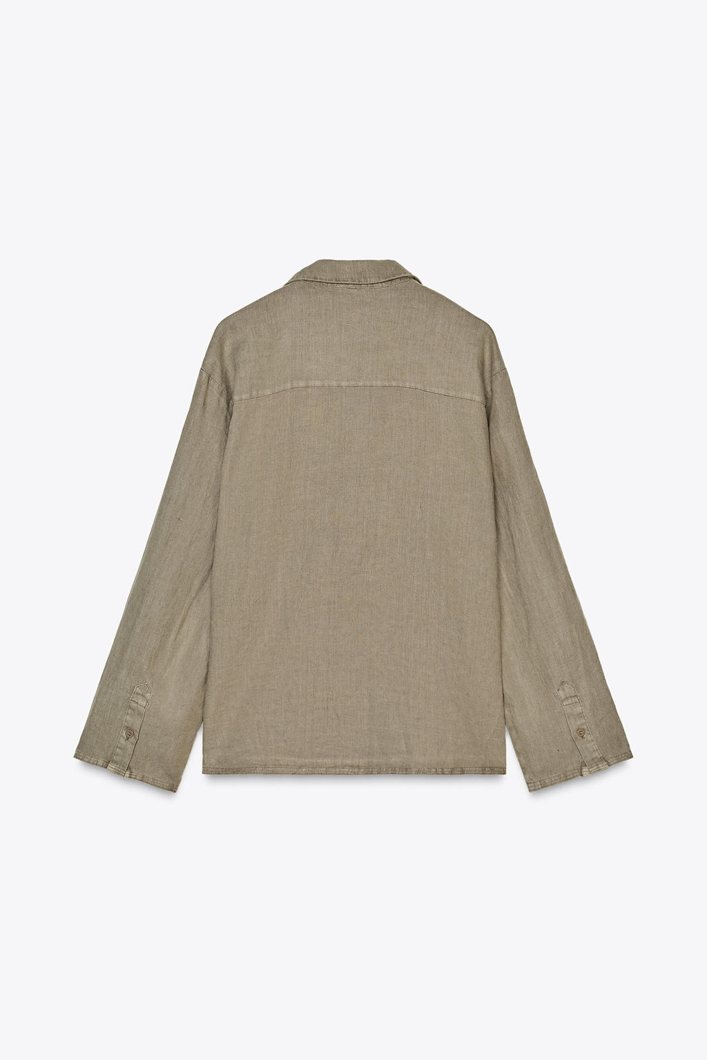 ZW COLLECTION 100% LINEN SHIRT - Zara фото 3