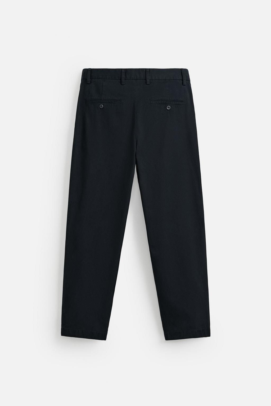 TWILL CHINO TROUSERS - Zara фото 16