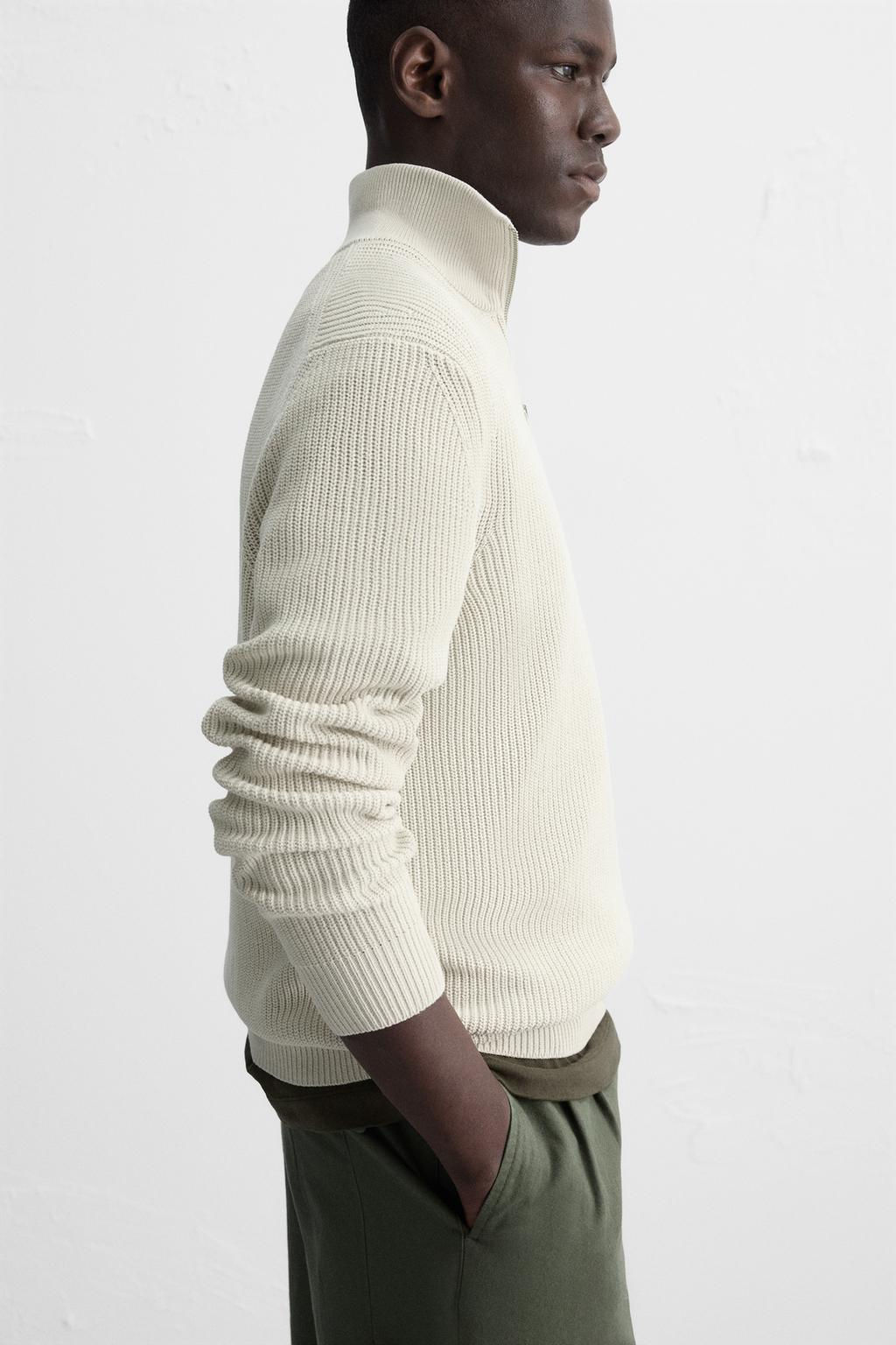 ZIP NECK SWEATER - Zara фото 5