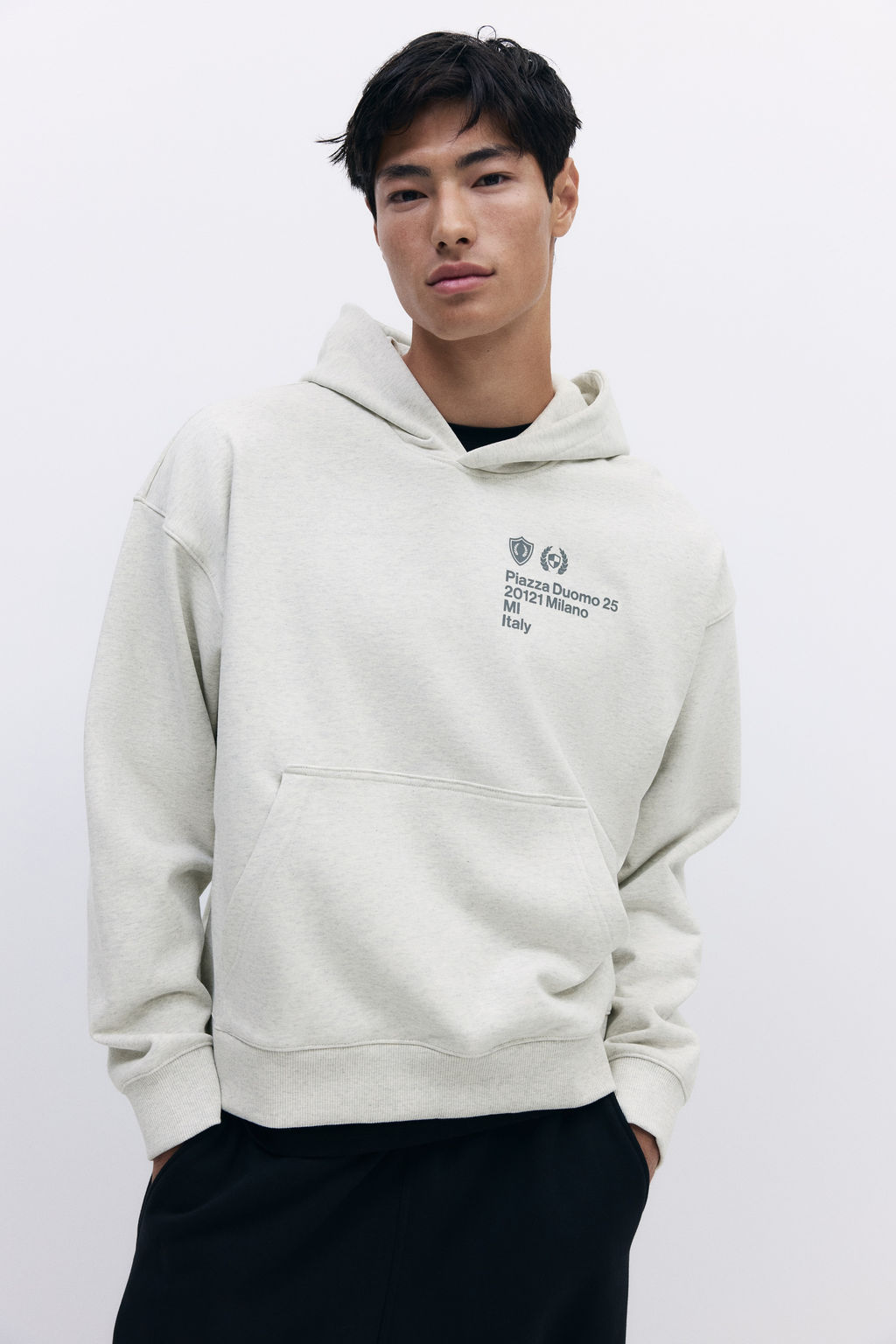 Sudadera boxy con capucha Oversized Fit - H&m фото 3