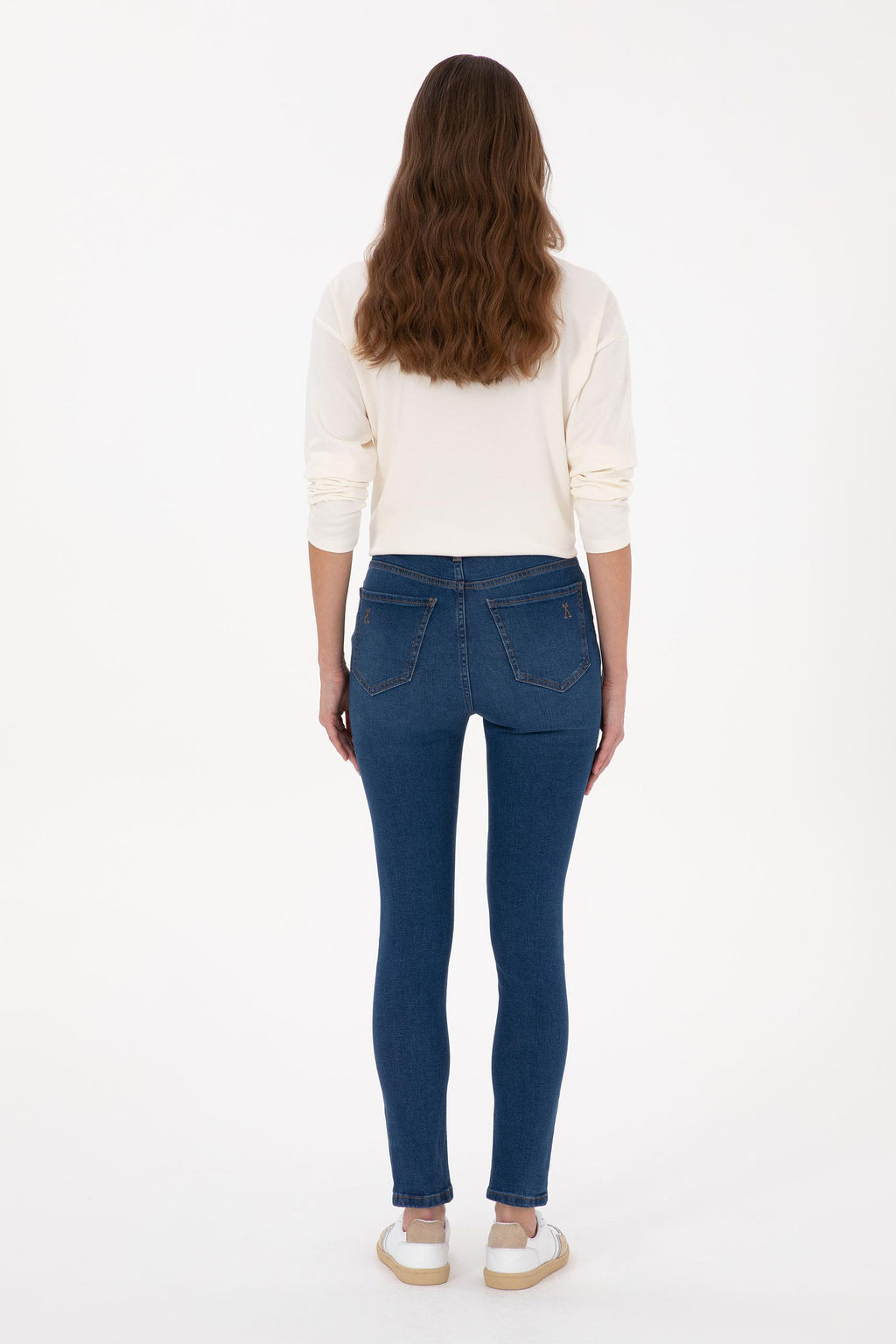 Kad_n Mavi Skinny Haigh Waist Fit Jean Pantolon - U.s. polo assn фото 4