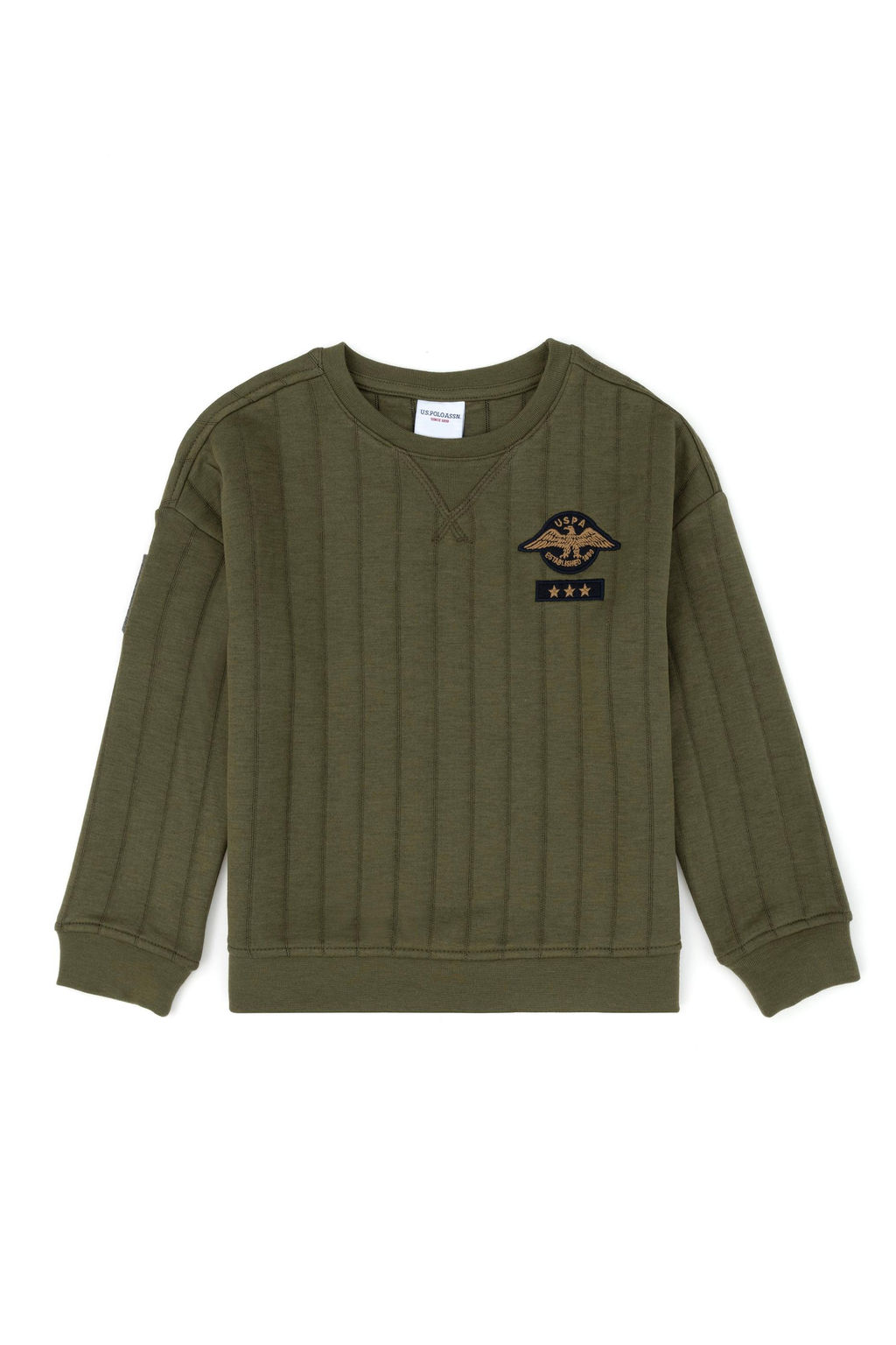 Толстовка цвета хаки для мальчика - U.s. polo assn фото 9
