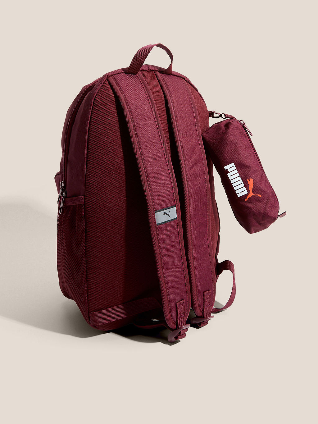 Женский рюкзак PUMA PUMA Phase Backpack Set Артикул 4558111, бордовый