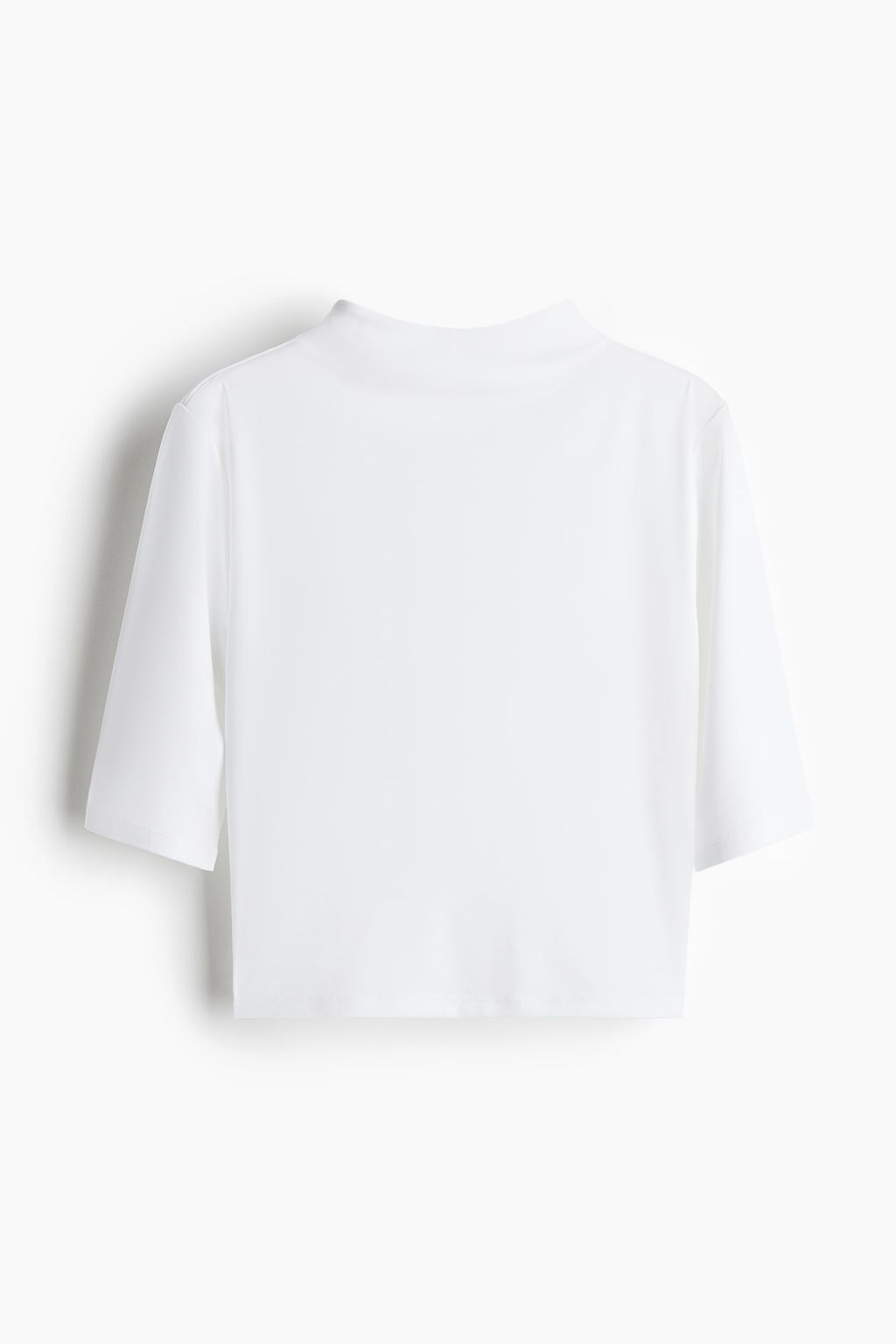 Top de microfibra con cuello perkins - H&m фото 6