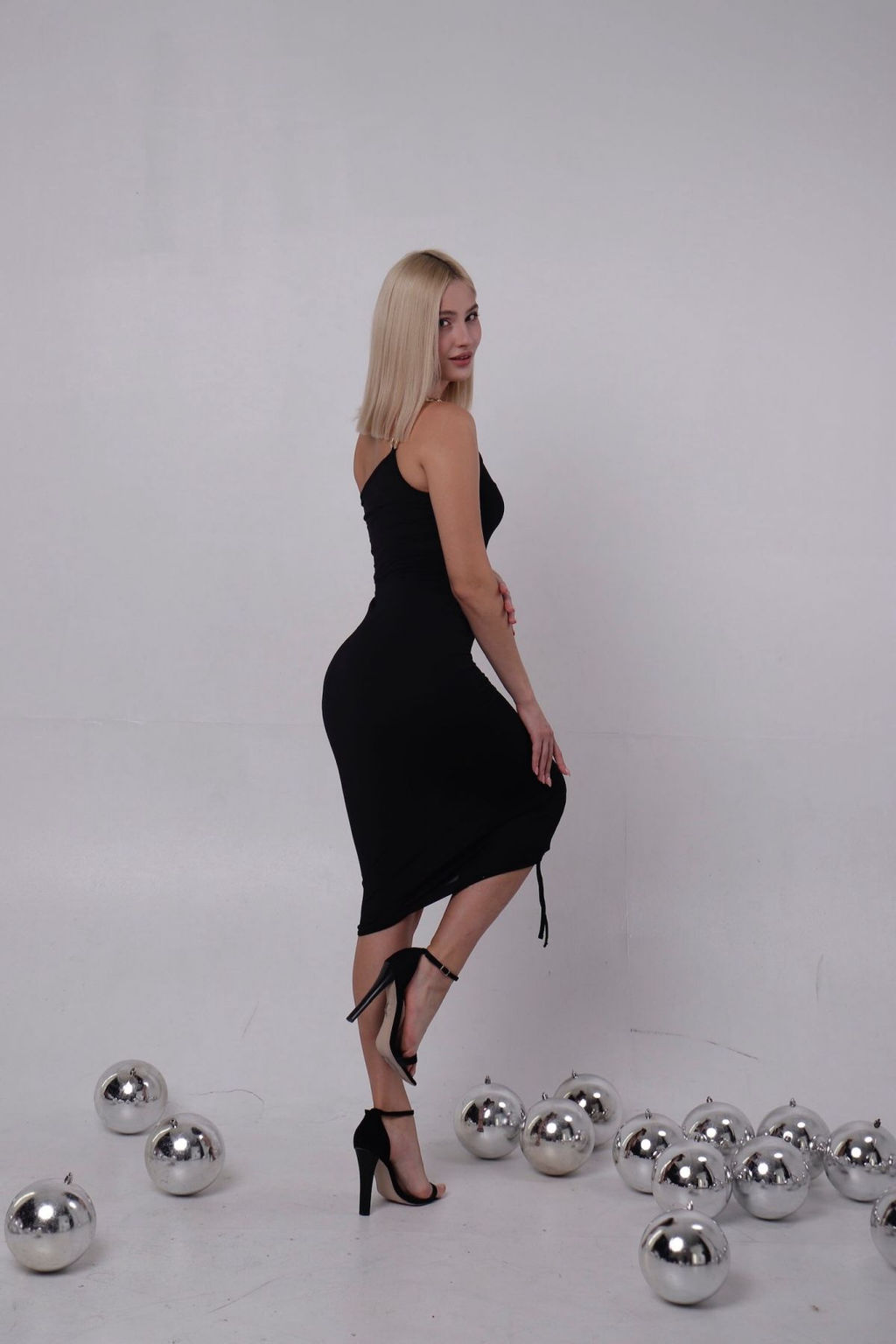 Платье облегающее чёрное - Martichelli фото 8