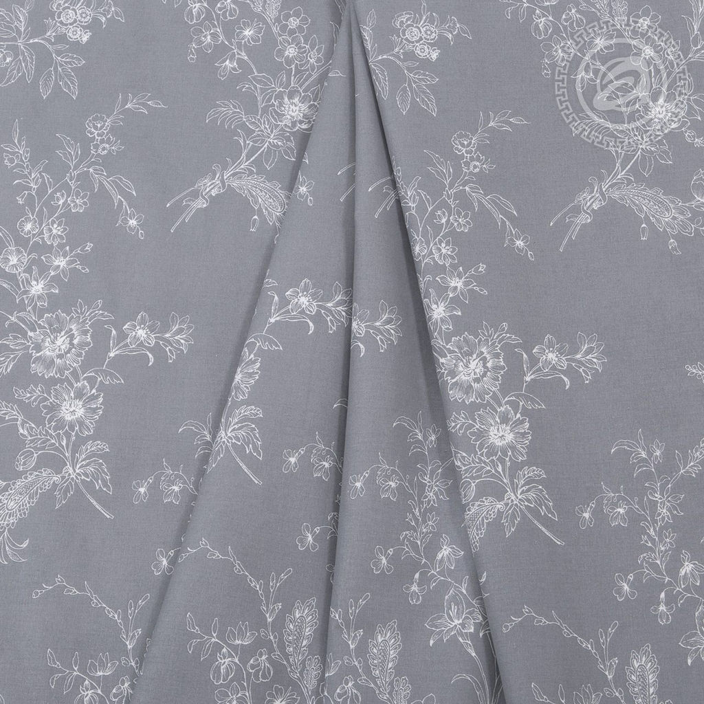 Постельное белье Луара (поплин DE LUXE) Евро/Пододеяльник: 1 шт. - 215*200; Простыня: 1 шт. - 215*240; Наволочка: 2 шт. - 70*70; DE LUXE