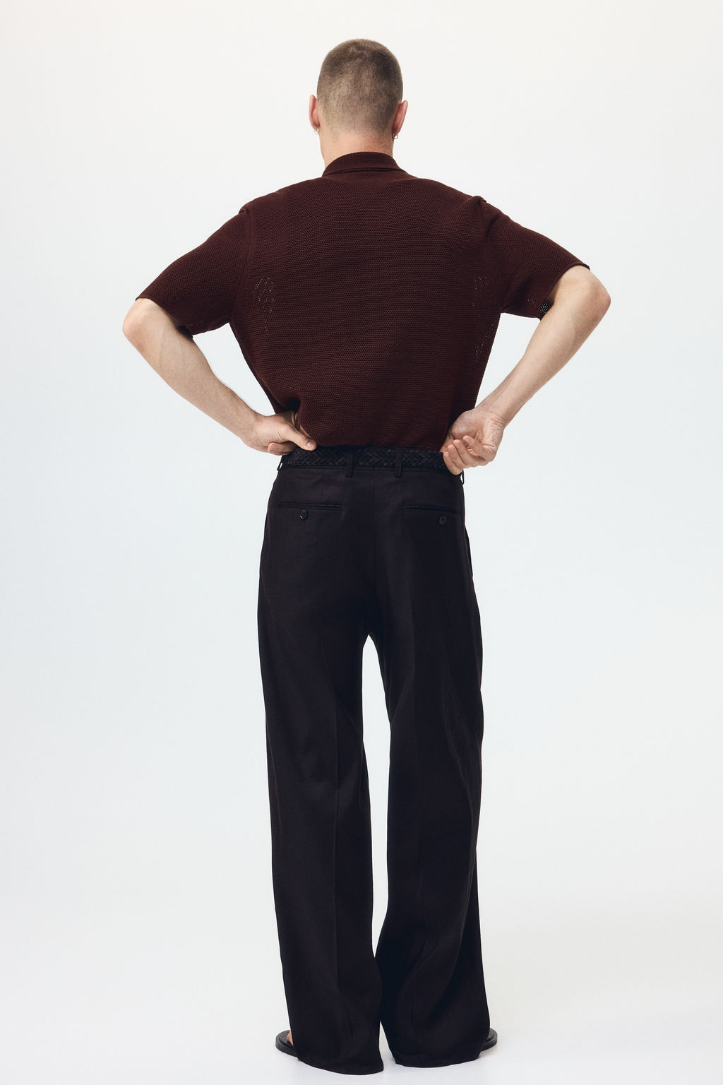 Camisa en punto calado Regular Fit - H&m фото 8