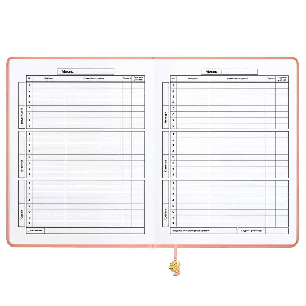 Дневник школьный арт. 68775 / 15 ПАТТЕРН КЕКСЫ