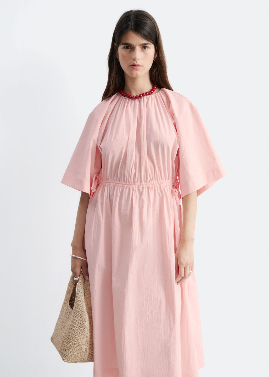 Vestido midi con cordones de ajuste - H&m фото 4