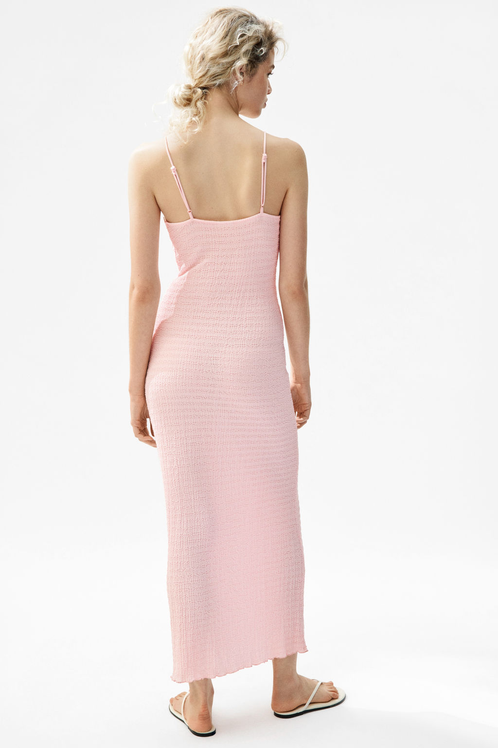 Vestido de tirantes finos con lazada - H&m фото 3