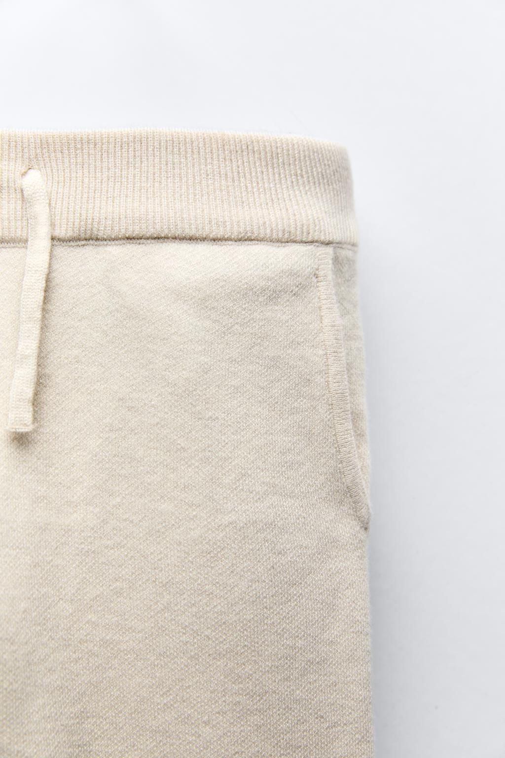 KNIT JOGGING TROUSERS - Zara фото 3