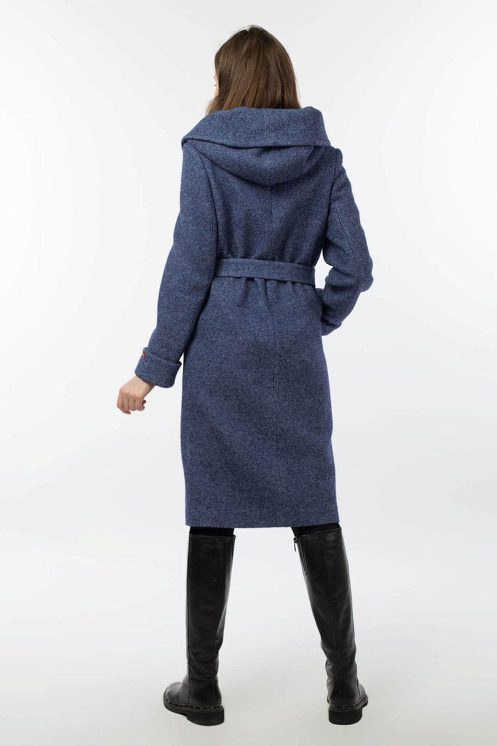 01-10524 Пальто женское демисезонное (пояс) - El podio фото 3