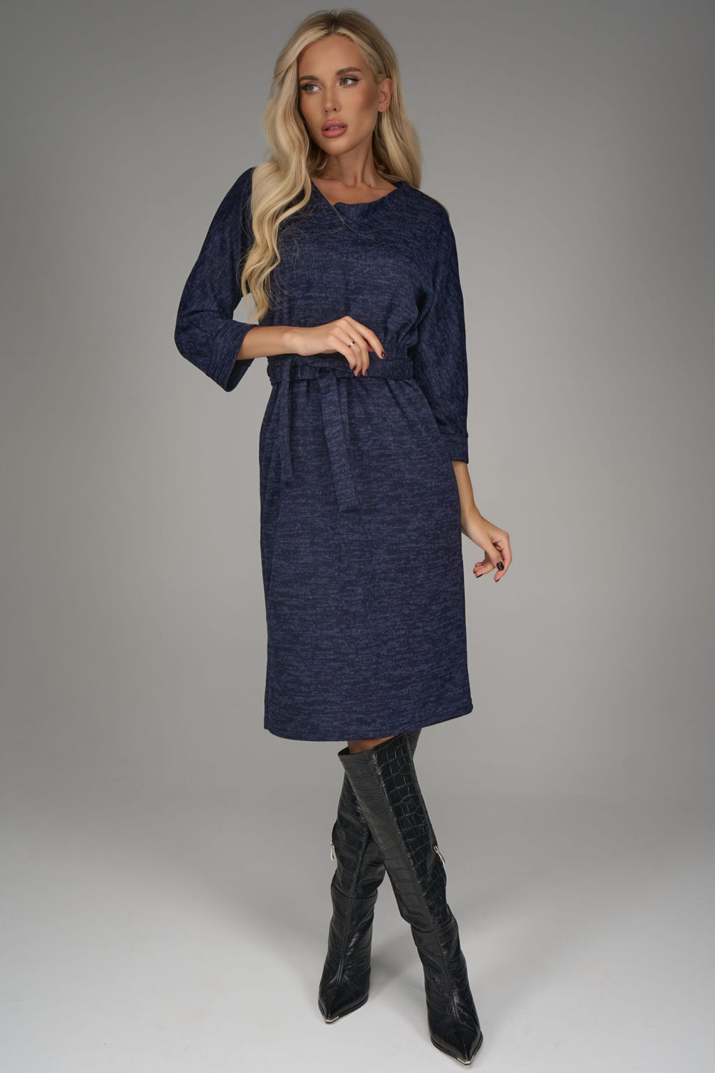 Платье Киана (черника) - Эльза фото 3