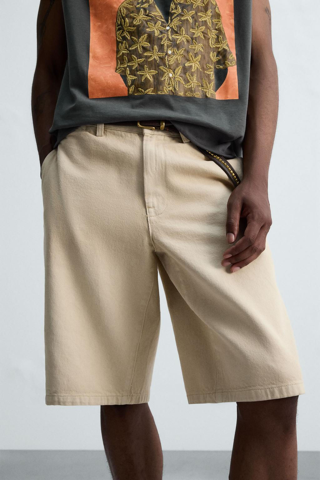 BAGGY FIT BERMUDA SHORTS  OTIS KWAME KYE QUAICOE - Zara фото 15