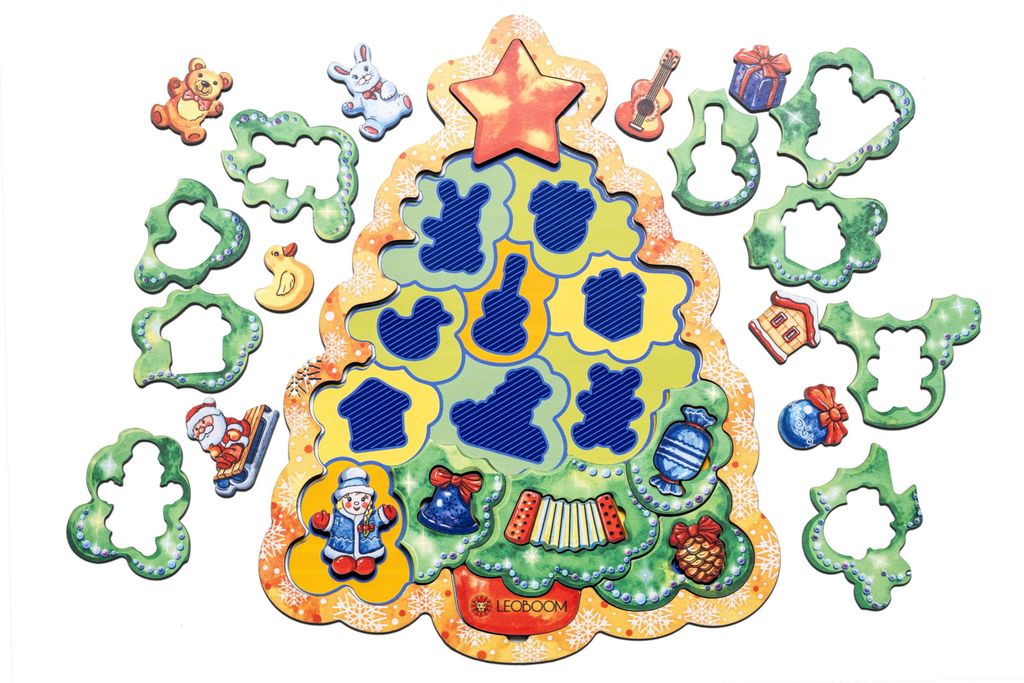 Пазл Новогодняя елочка - Smiledecor фото 2