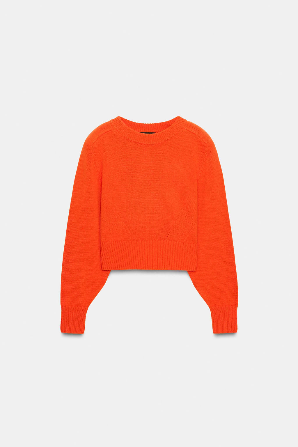 100% WOOL JUMPER WITH SHOULDER PADS - Zara фото 6