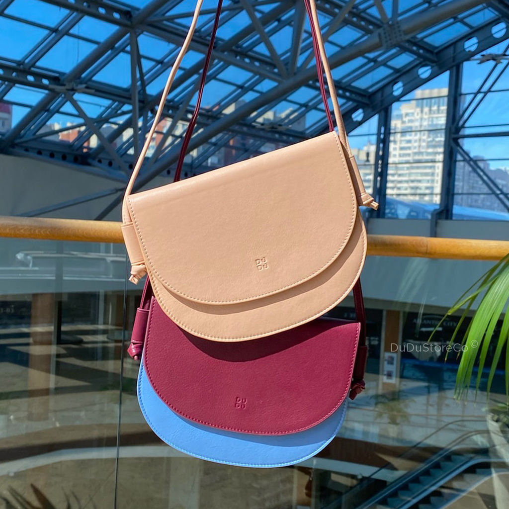 Итальянская маленькая сумочка DuDu Bags серии Altea | пудровый - Dudubags фото 5