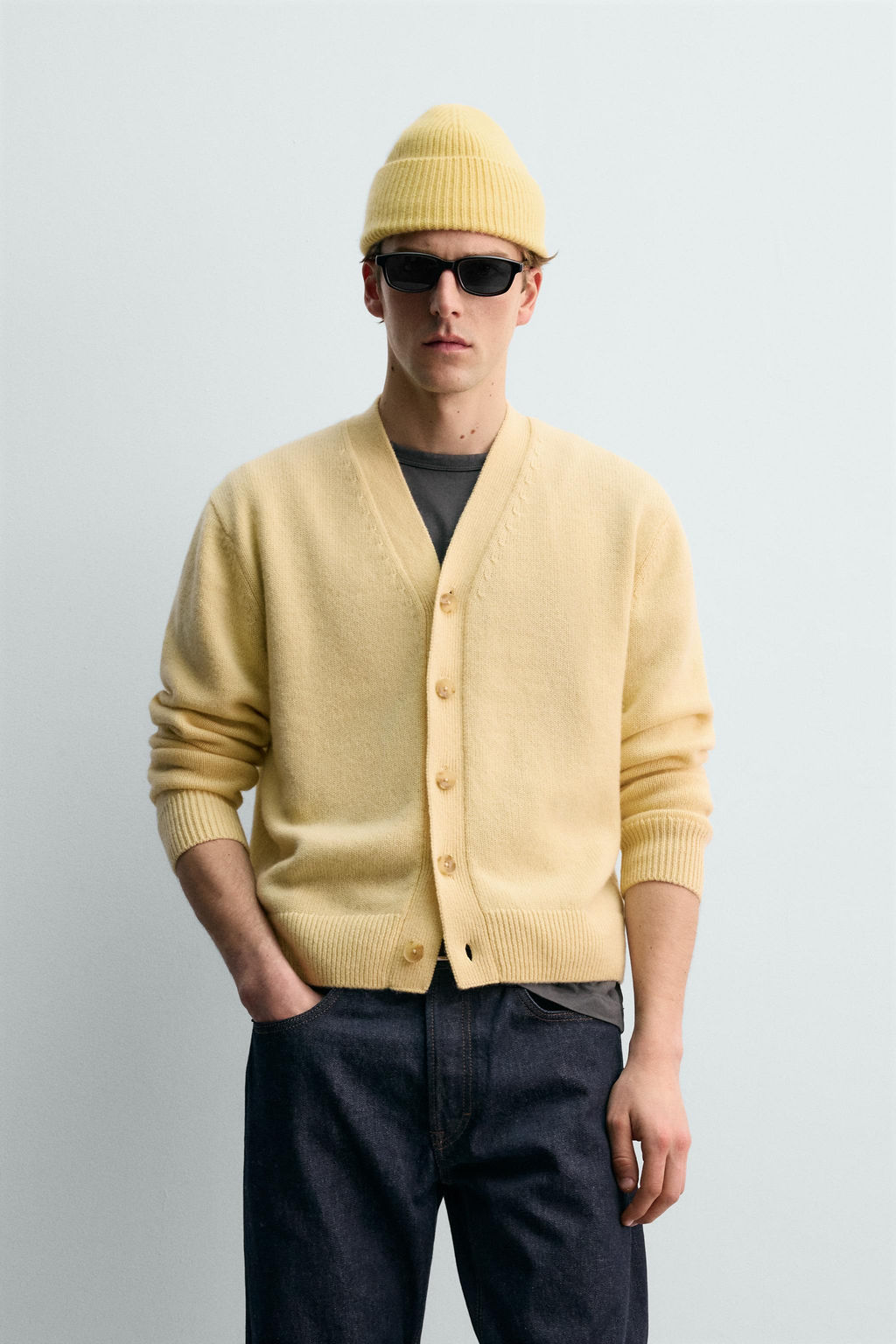 CASHMERE CARDIGAN AARON LEVINE X ZARA  фото 2