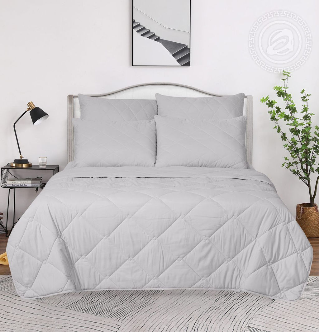 Подушка "Comfort Collection" (светло-серый) 68*68/1 шт. Комфорт