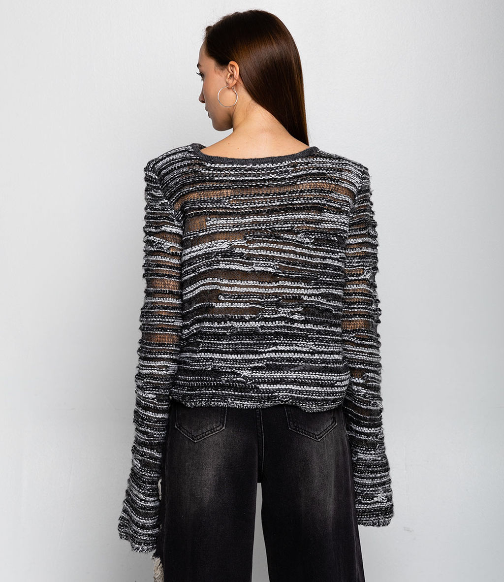 Джемпер #КТ6021 (1), серый - Dommod фото 3