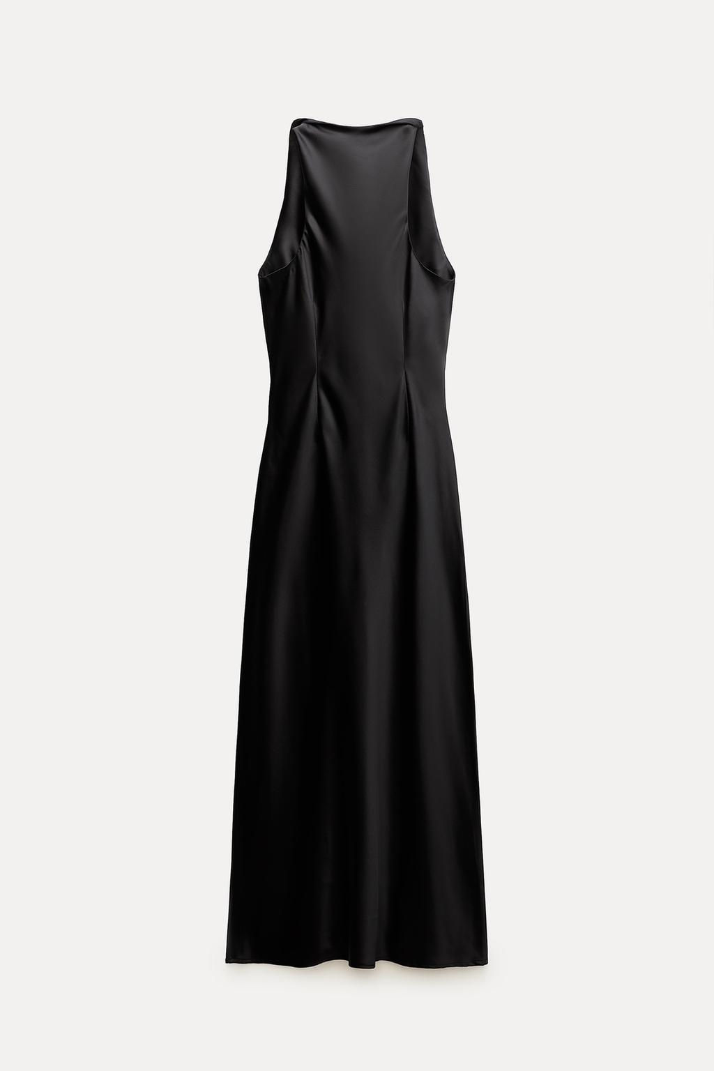 SATIN MIDI DRESS - Zara фото 4
