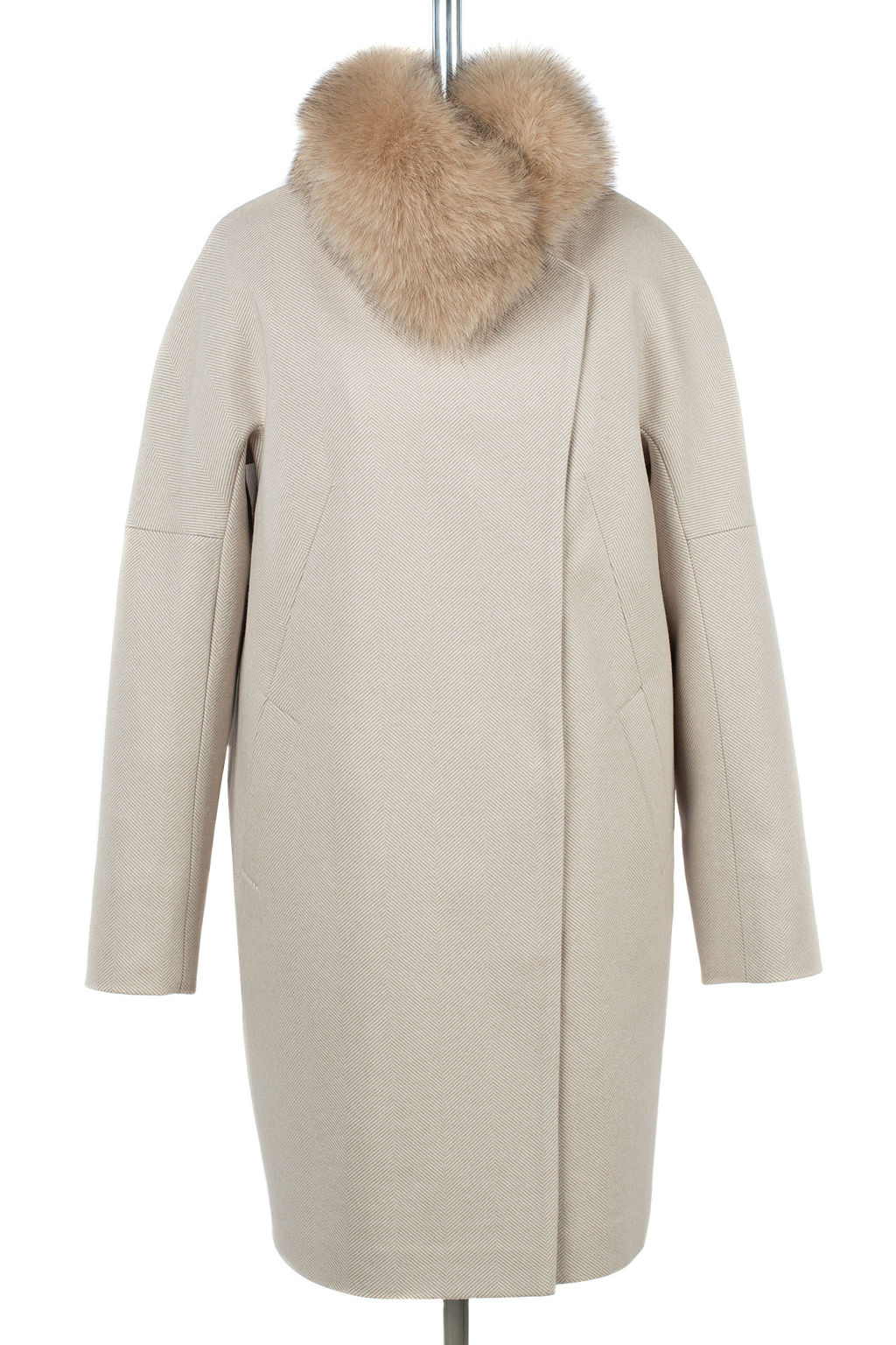 мех натуральный песец, Пальто с Утеплителем: Термофинн - El podio фото 6