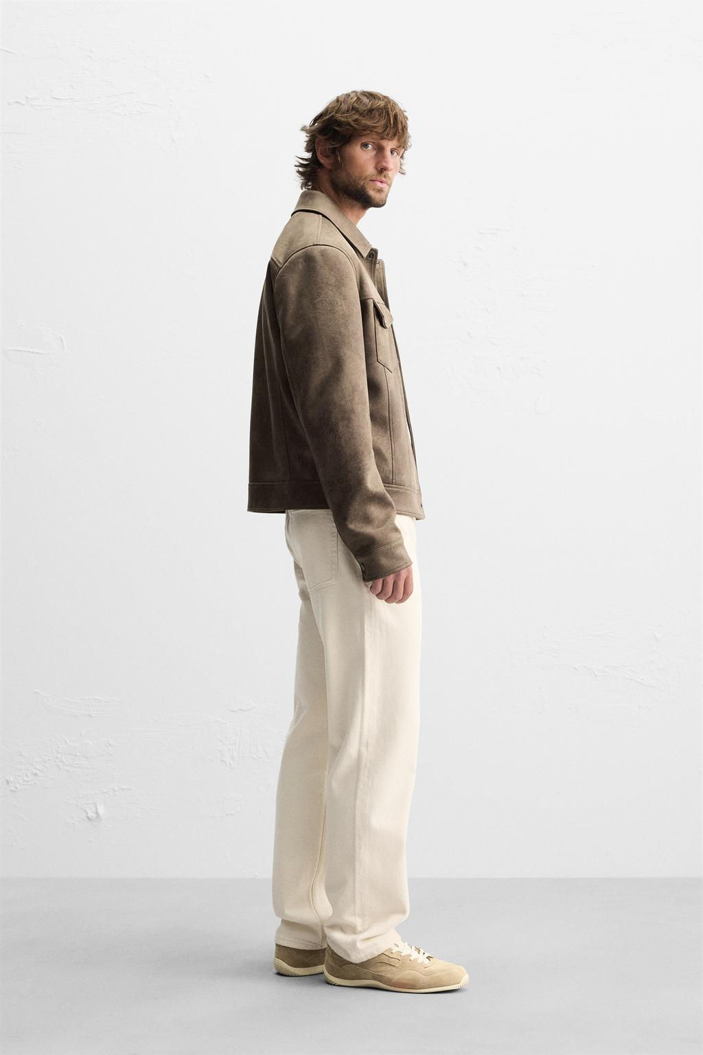 FAUX SUEDE JACKET - Zara фото 2