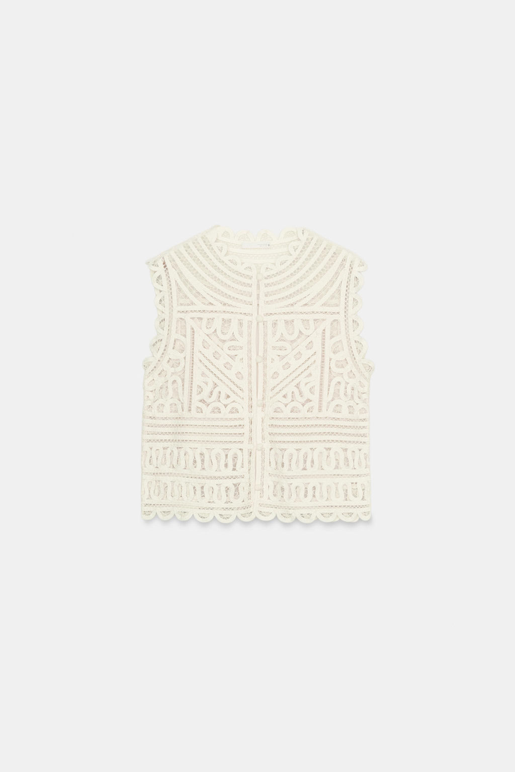 BLUSA CROCHET ZW COLLECTION / Crudo - Zara фото 5