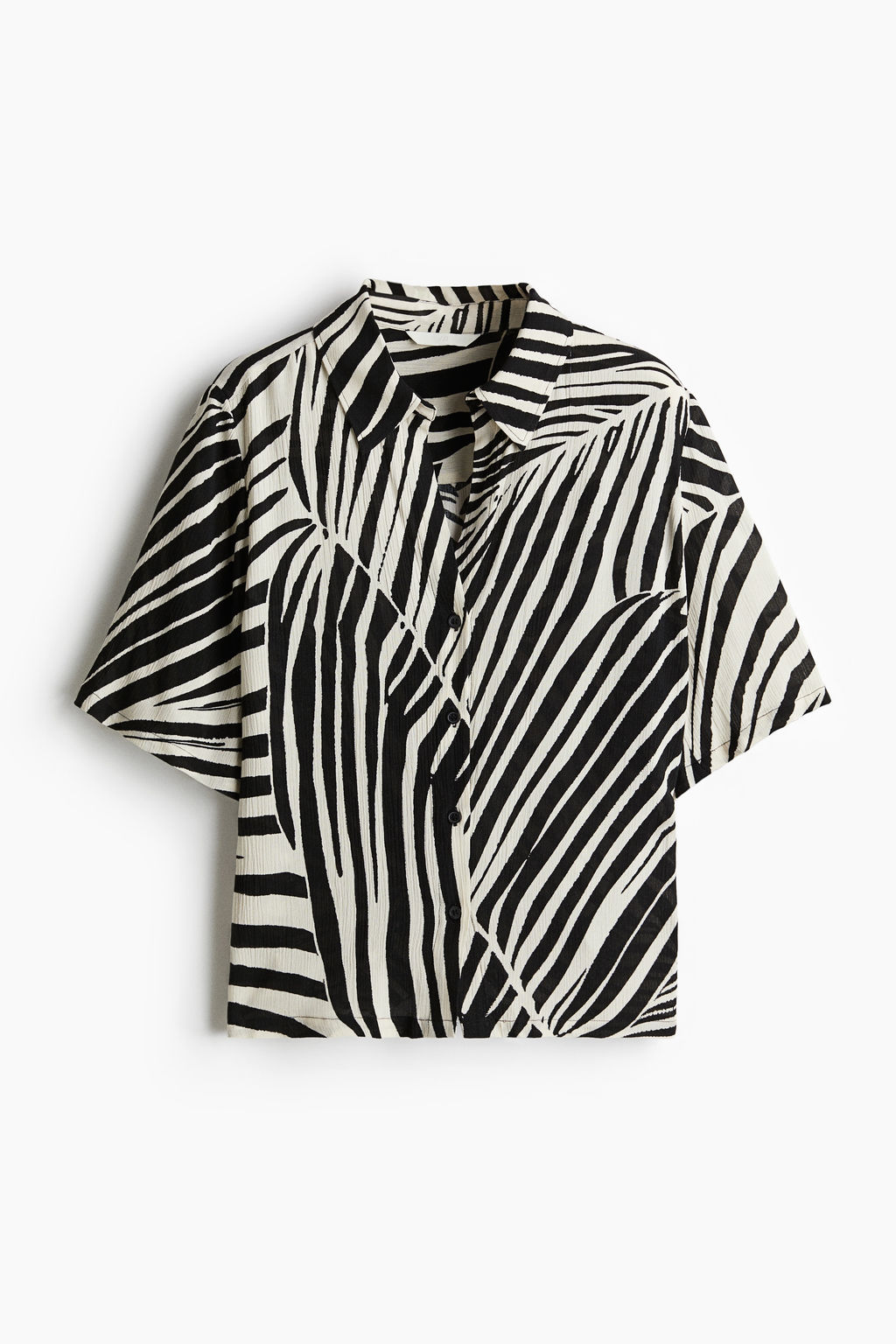 Camisa de viscosa con efecto arrugado - H&m фото 3