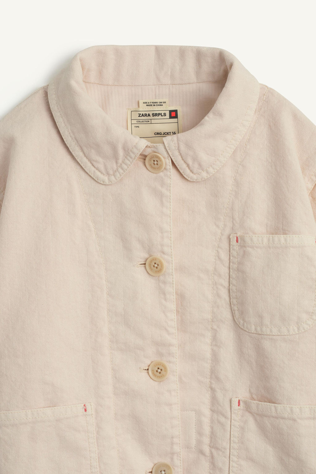 CRG JCKT 16 / crudo-blanco - Zara фото 6