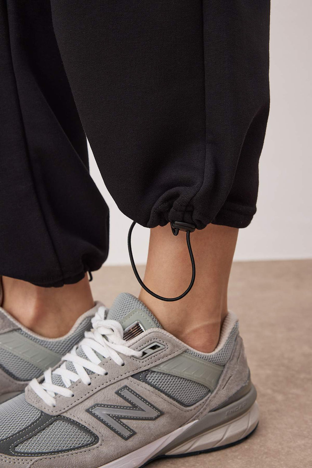 Siyah Beli Lastikli Basic Jogger Kordonlu Orme Esofman Alt? TWOAW26EA00016 - Trendyolmilla фото 4