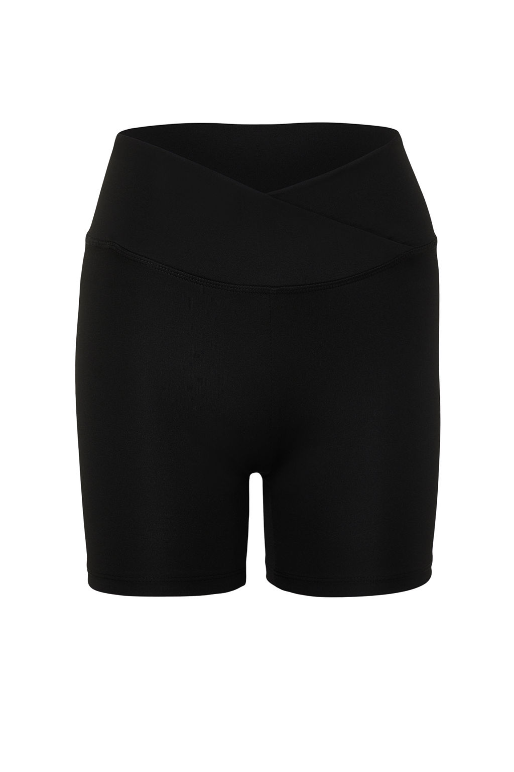 TRENDYOLMILLA Siyah Toparlay?c? Kruvaze Bel Detayl? Orme Spor Sort/K?sa Tayt TWOSS21SR0714  фото 7