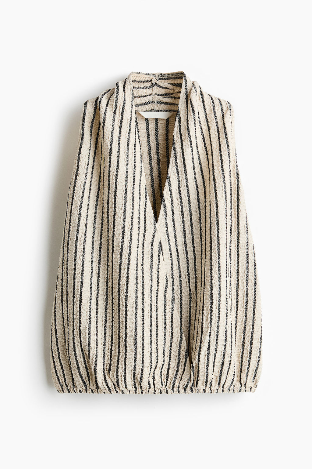 Top efecto arrugado con escote en V - H&m фото 2
