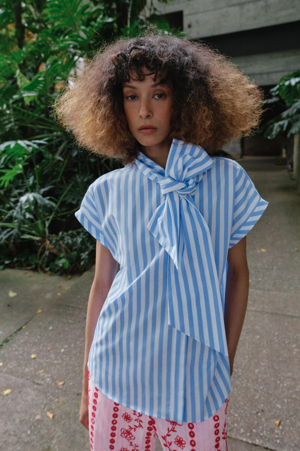 CAMISA RAYAS LAZO / Azul / Blanco - Zara фото 3