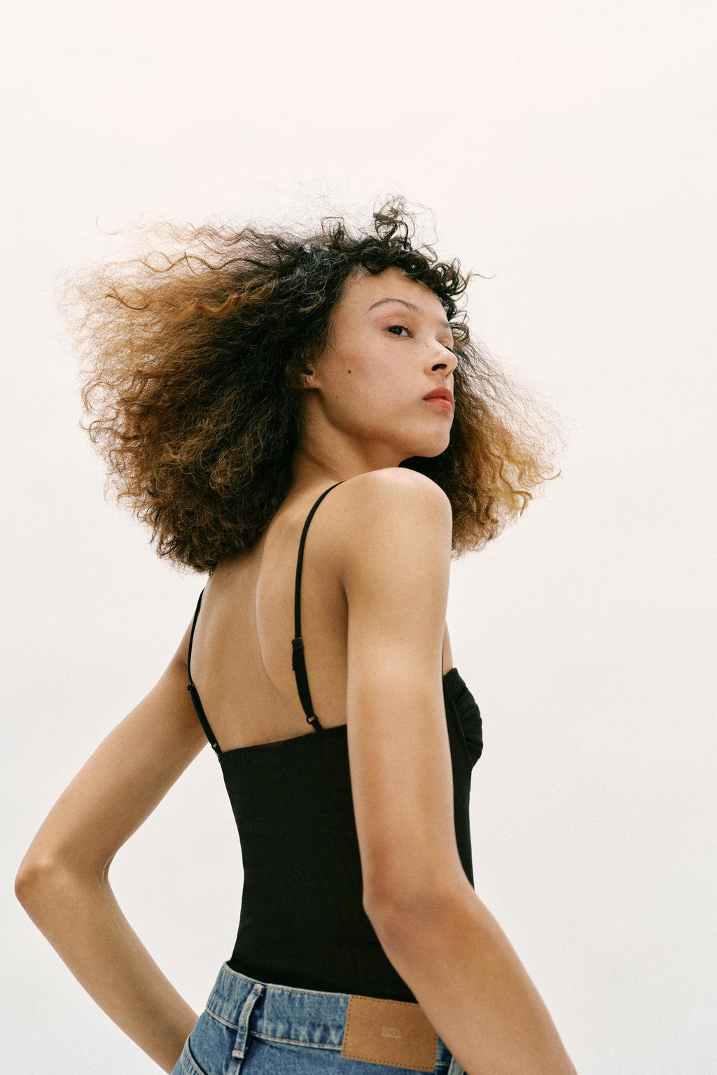 BODY TUL FRUNCES / Negro - Zara фото 5