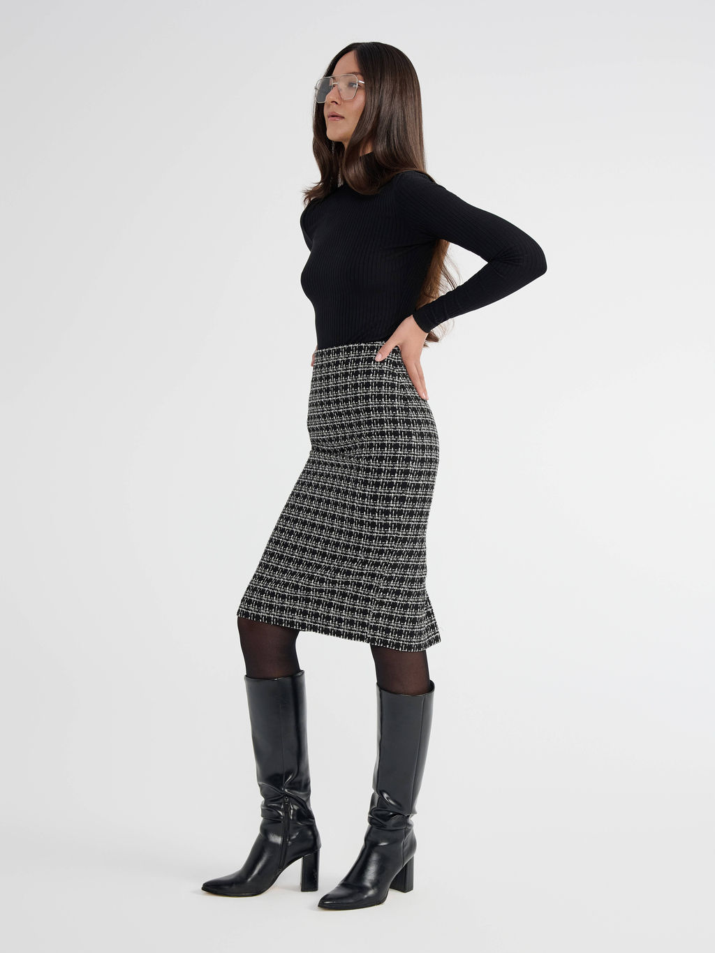 CONTE LU 2905 Юбка женская black - Conte elegant фото 4