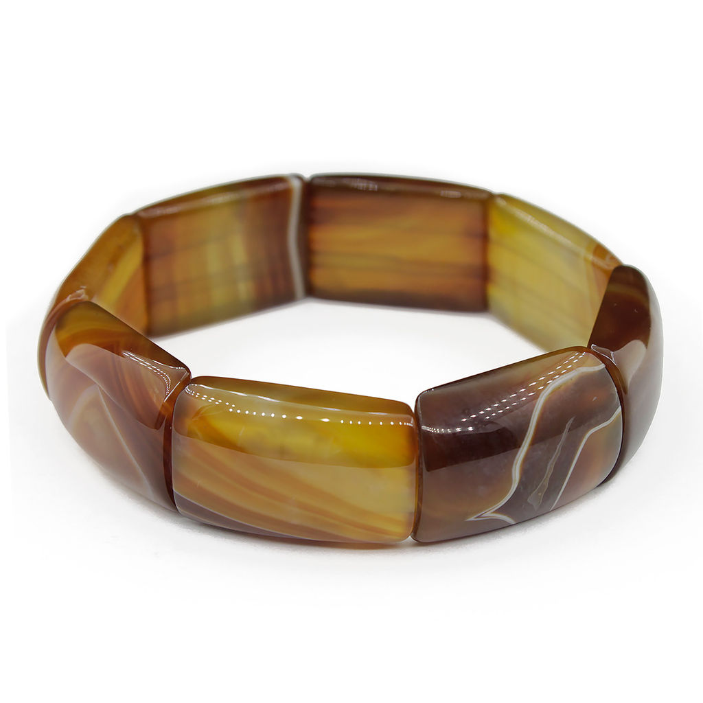 Браслет Афродита агат светло-голубой, длина 20см - Agat77 фото 12