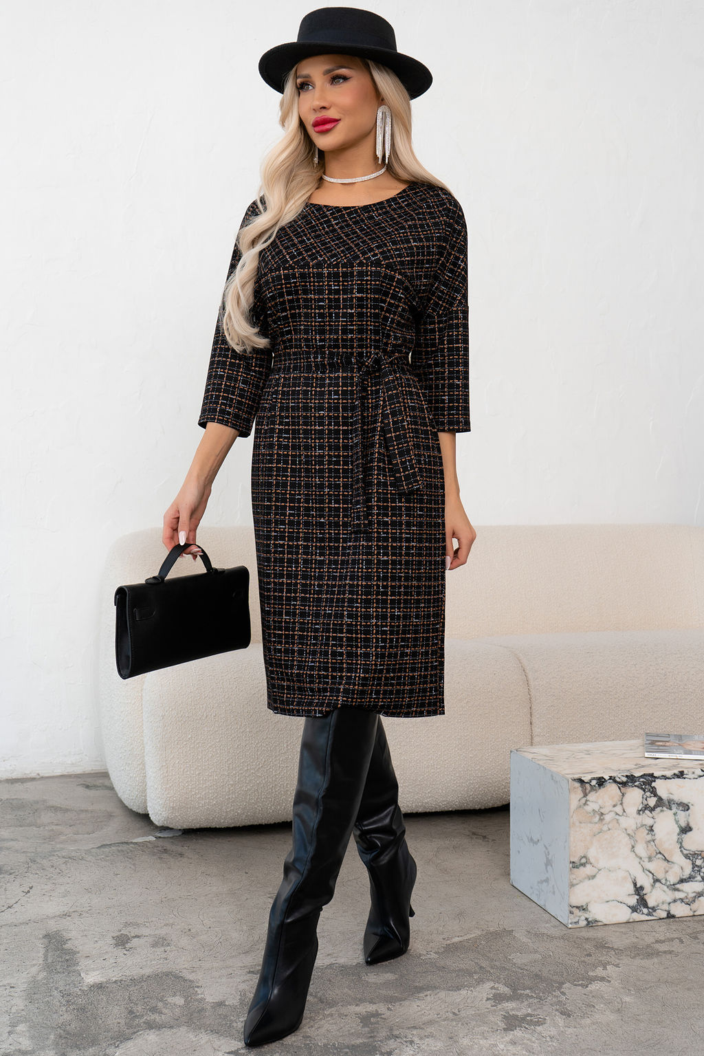 Платье Вики (черный) Р11-1226