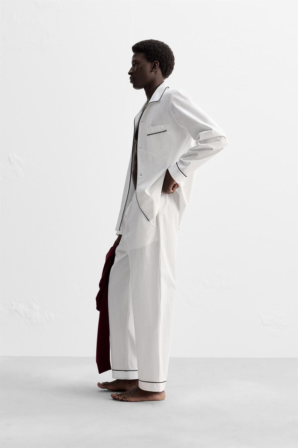 CONTRAST PYJAMA BOTTOMS - Zara фото 4