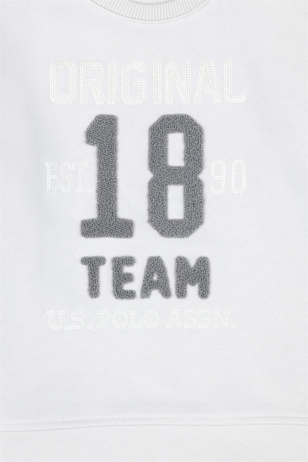 Толстовка с камнями для девочек - U.s. polo assn фото 3