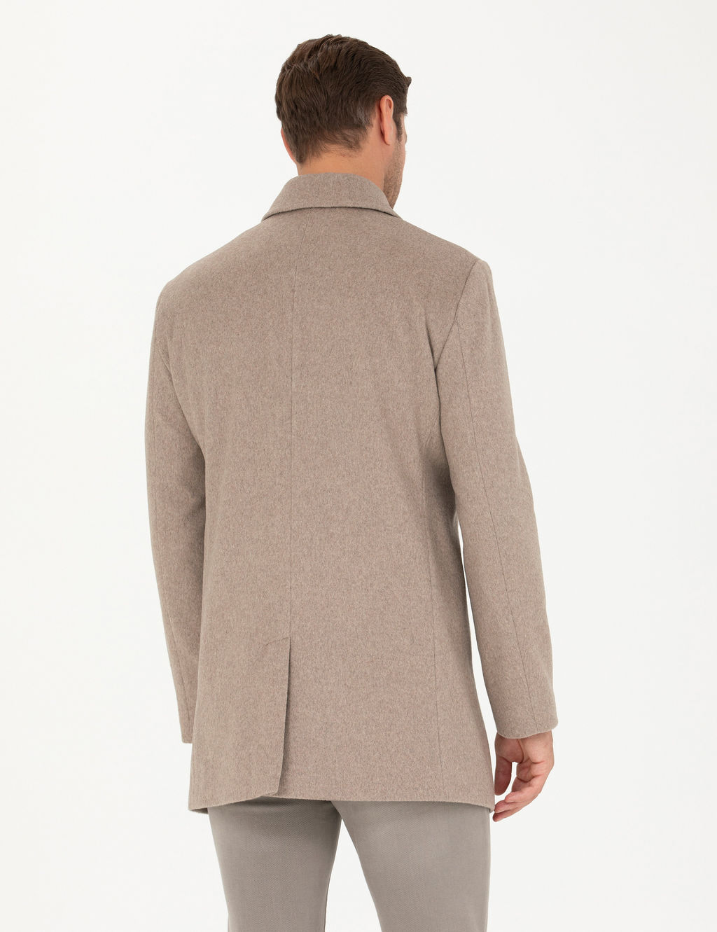 A__k Kahverengi Y_n Kar___ml_ Slim Fit Ka_e Kaban