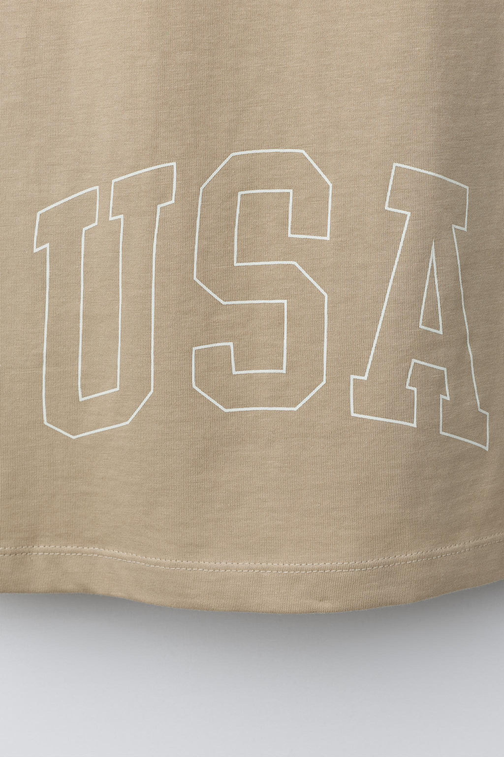 CAMISETA JOGGING VARSITY / Beige - Zara фото 7