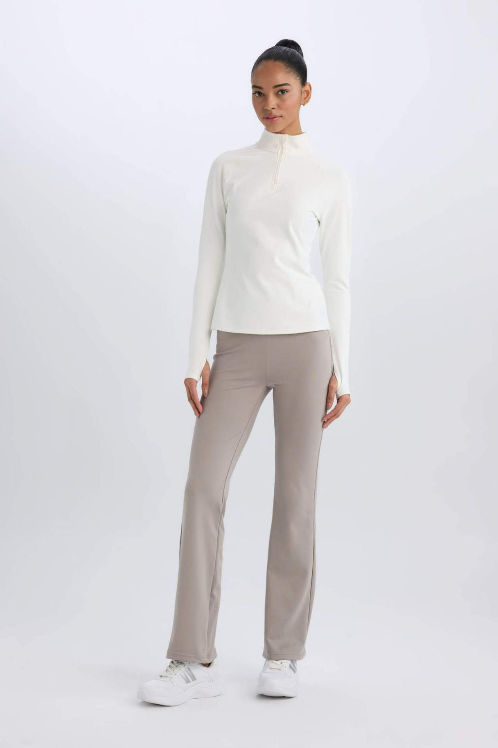 DeFactoFit Flare Fit Esofman Alt? Ispanyol Paca Standart Boy Basic Duz  фото 2