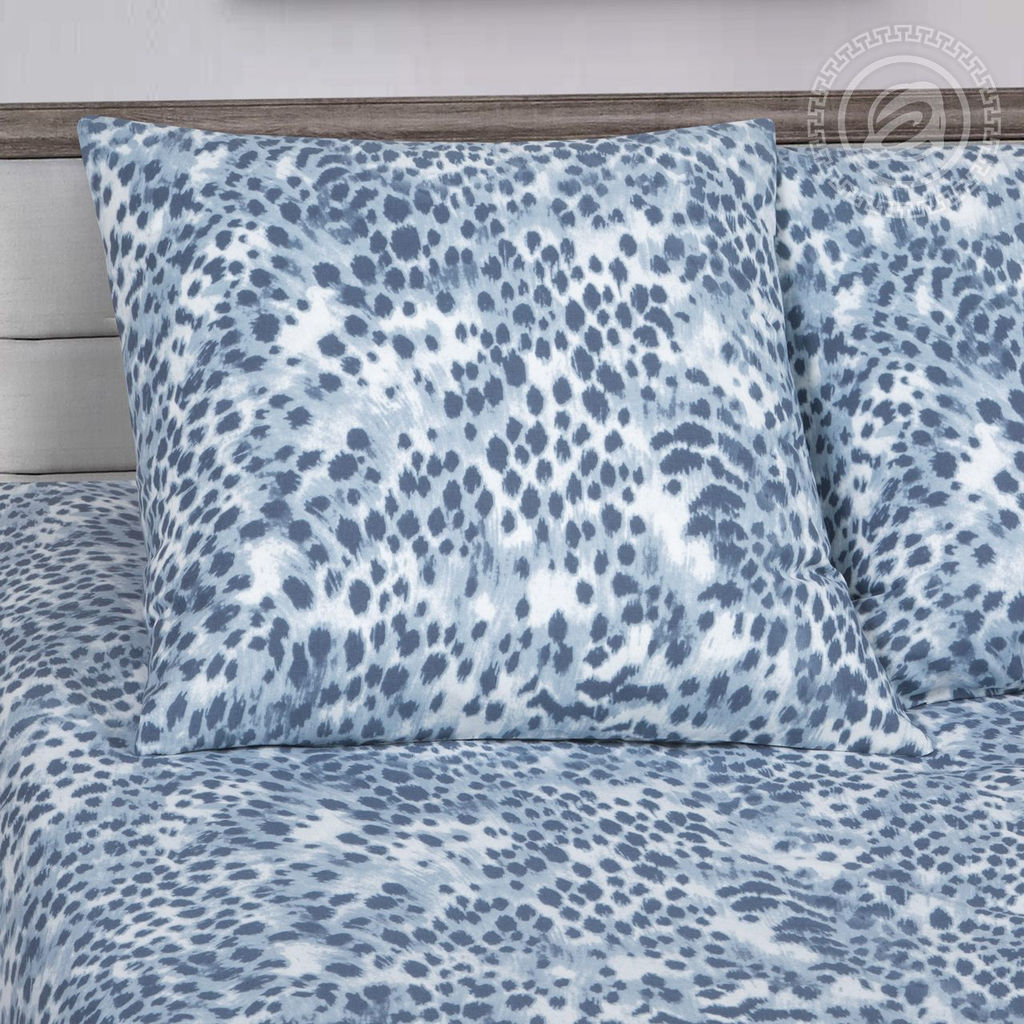 Постельное белье Снежный барс (поплин DE LUXE) 2 сп. с Евро/Пододеяльник: 1 шт. - 215*175; Простыня: 1 шт. - 215*240; Наволочка: 2 шт. - 70*70; DE LUXE - Артпостель фото 3