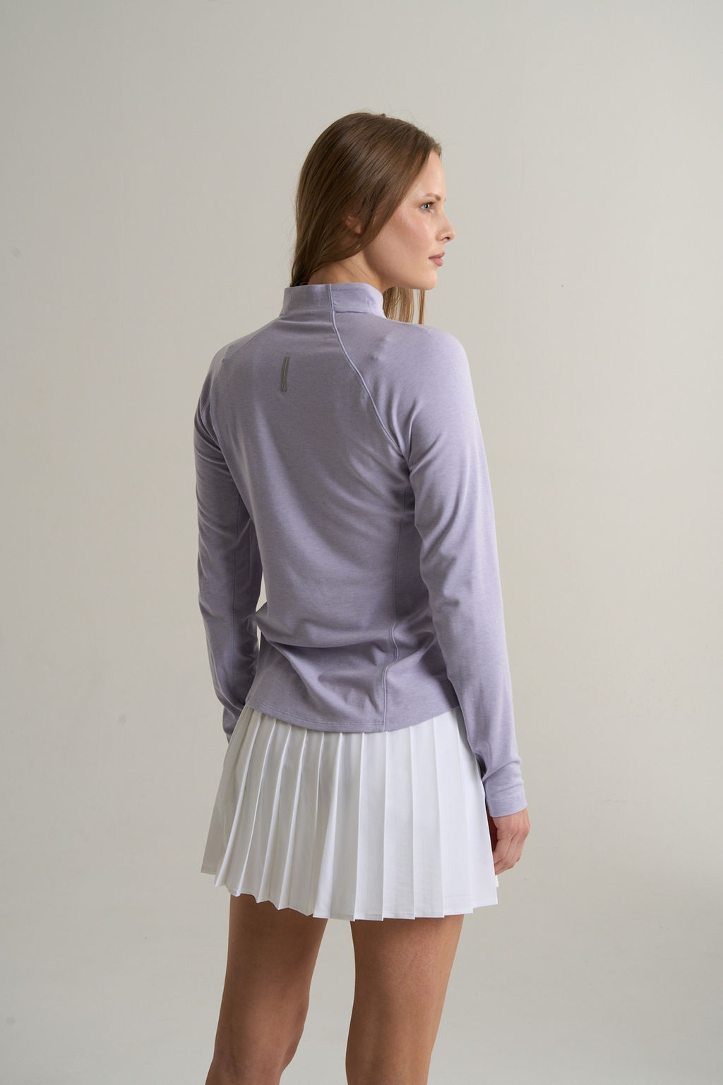 Лонгслив half-zip Фиолетовый ANTA RUNNING LS Tee