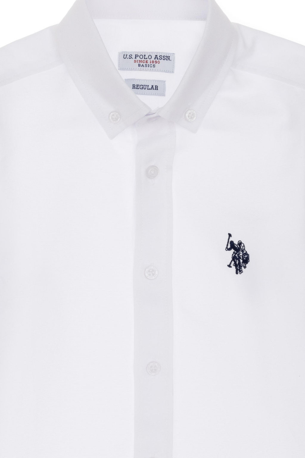 Erkek _ocuk Beyaz Uzun Kollu Basic G_mlek Sepette S_rpriz _ndirim - U.s. polo assn фото 4