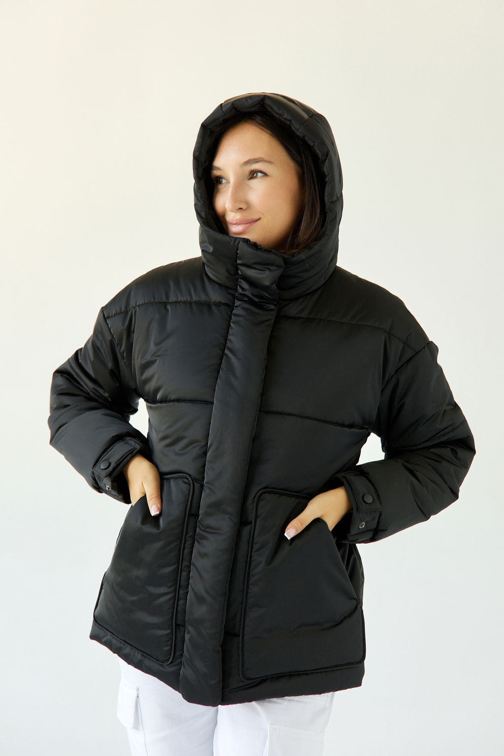 Куртка женская зимняя 25404 (графит) - Kankan фото 5