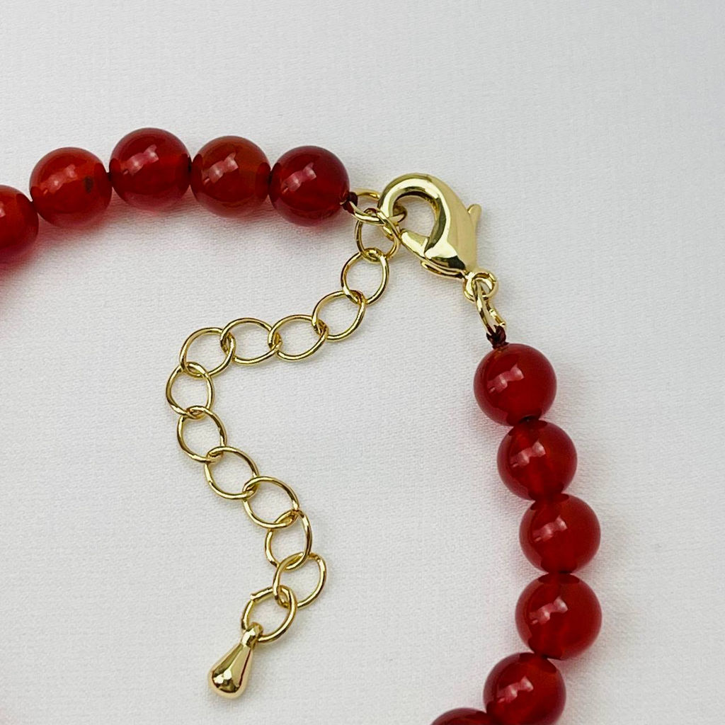 Браслет из Сердолика и Яшмы Мукаит 16 см + - Радуга самоцветов фото 4